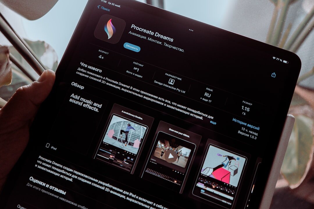 digital magazine interface